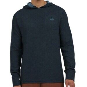 Quiksilver Men's Blue Long Sleeve Dry‎ Flight Hooded Shirt / Large / New